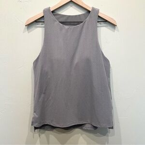 Fabletics Gray Performance Sleeveless Tank Top - Size: XS